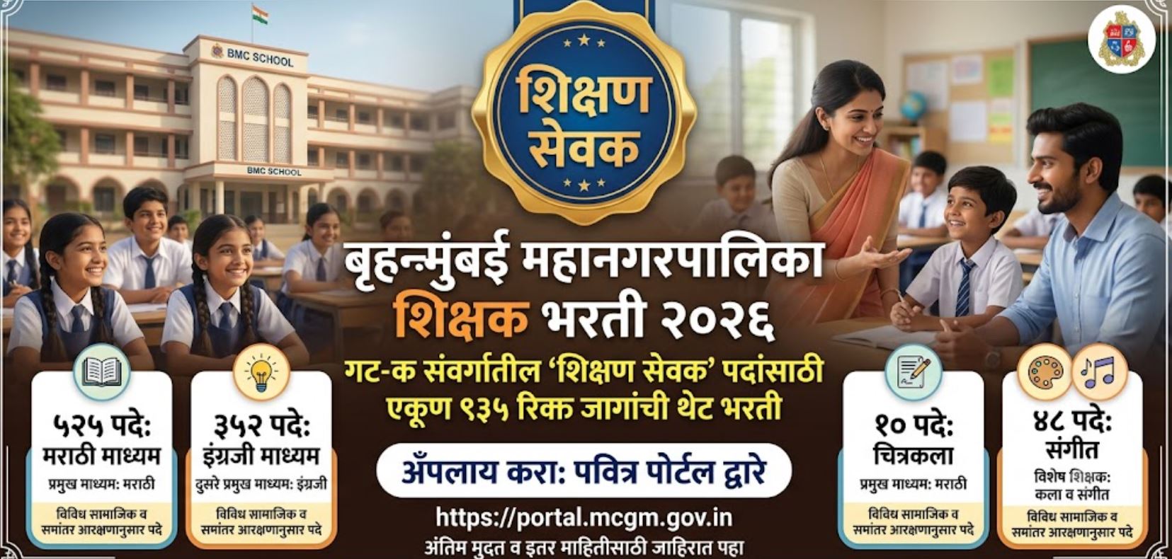 BMC Bharti Details 2026