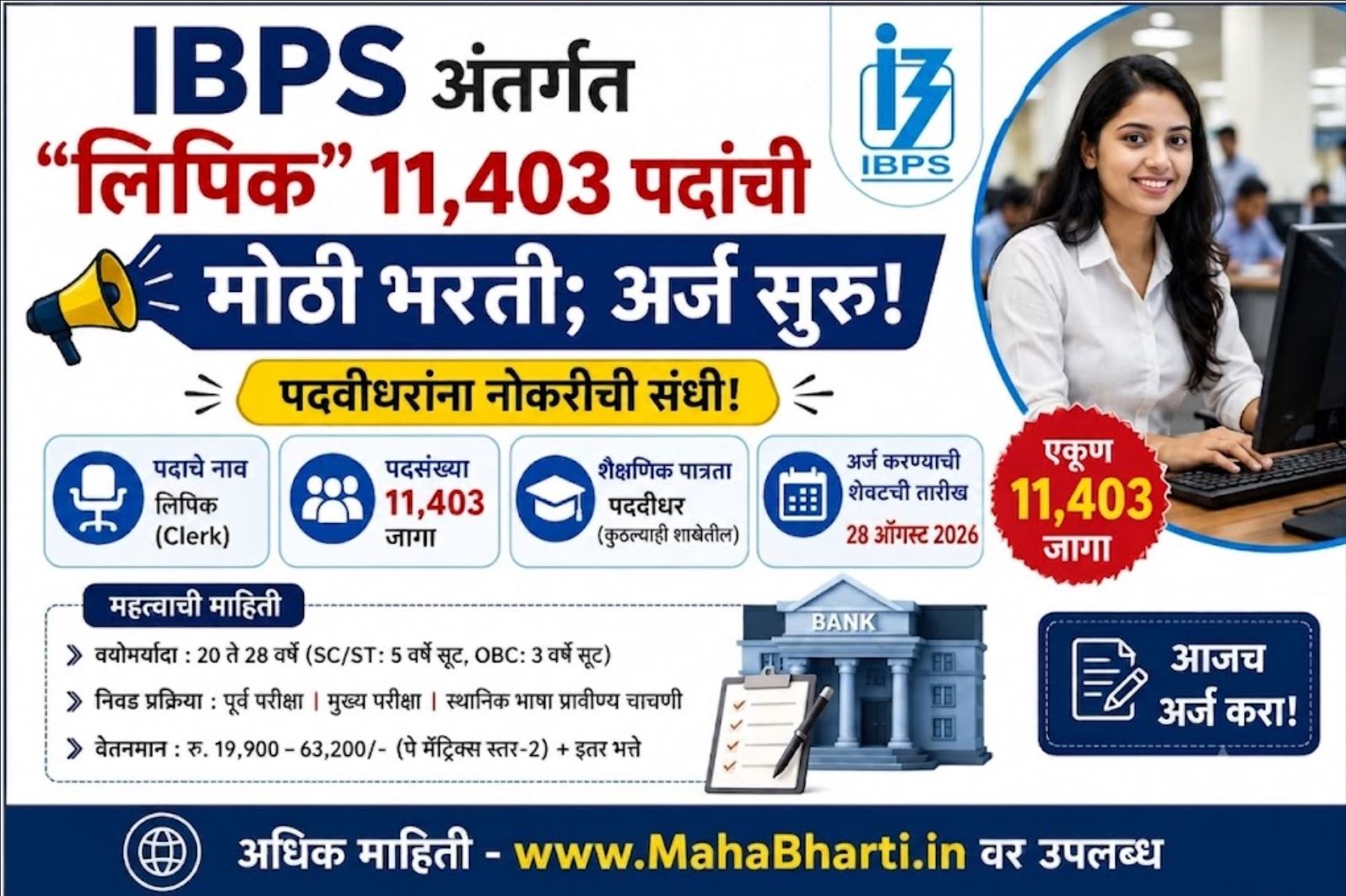IBPS Clerk Bharti 2026 Update