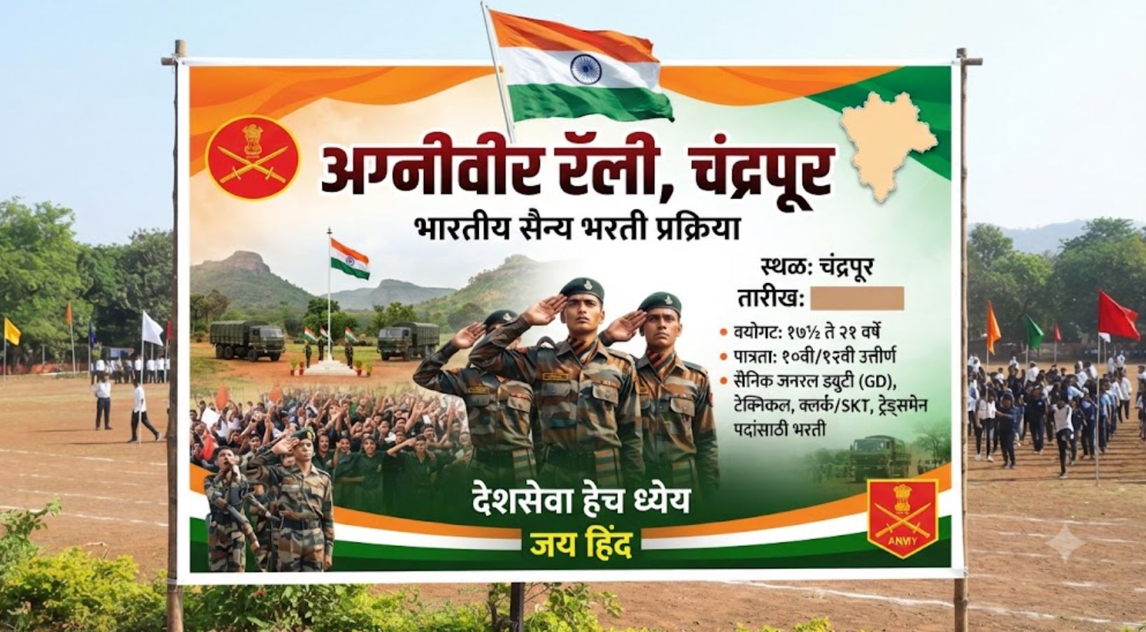 Agniveer Rally Chandrapur