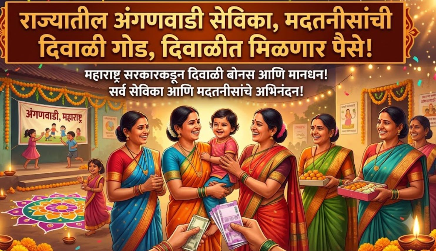 Anganwadi Sevika Diwali Payment