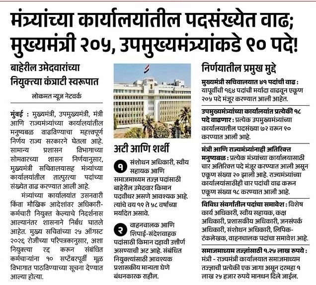 Ministry Office Bharti